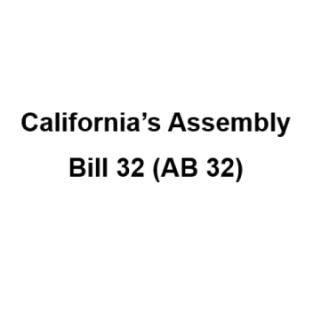 California’s Assembly Bill 32 (AB 32)
