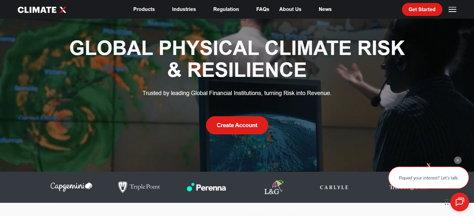 Climate X Website