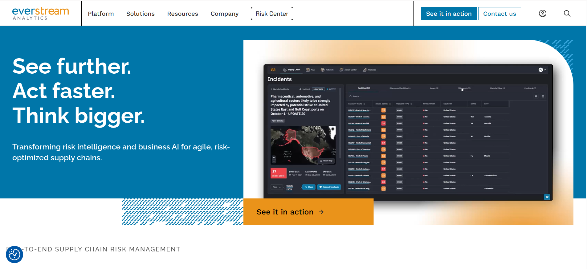 Everstream Analytics Website