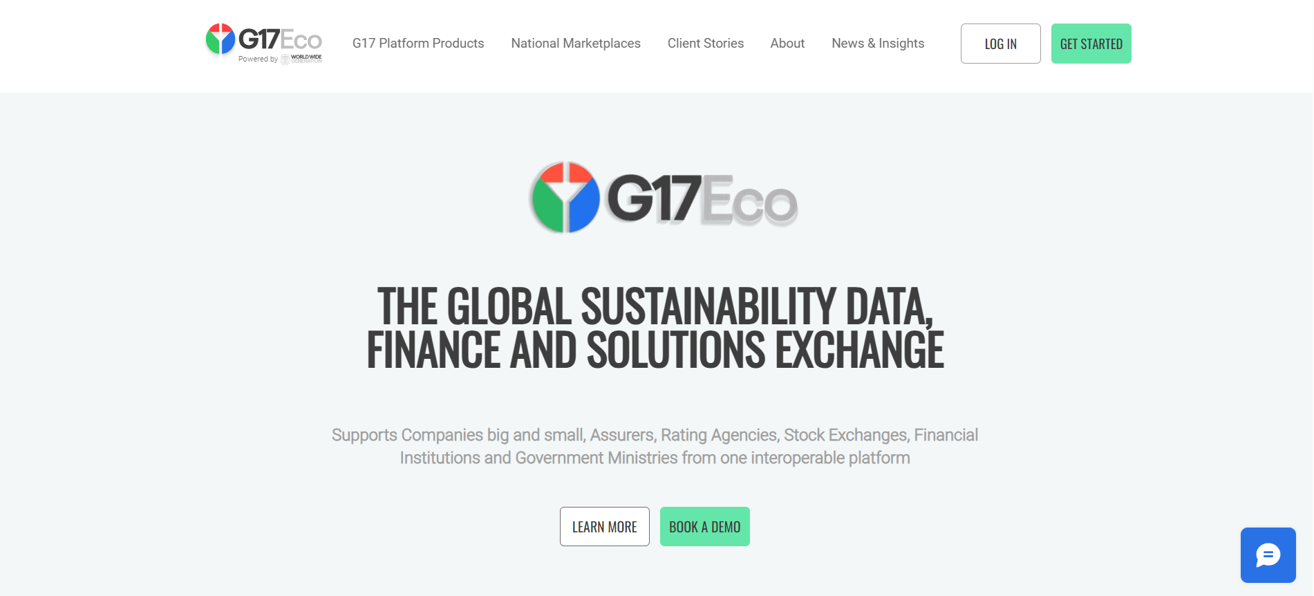 G17Eco Platform Website
