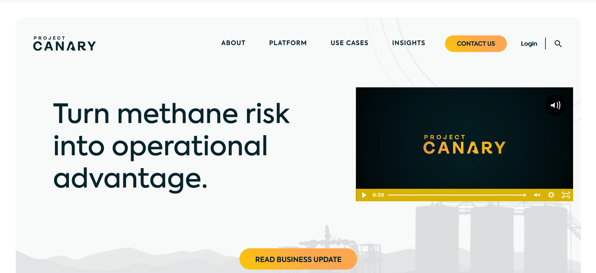 Project Canary Website