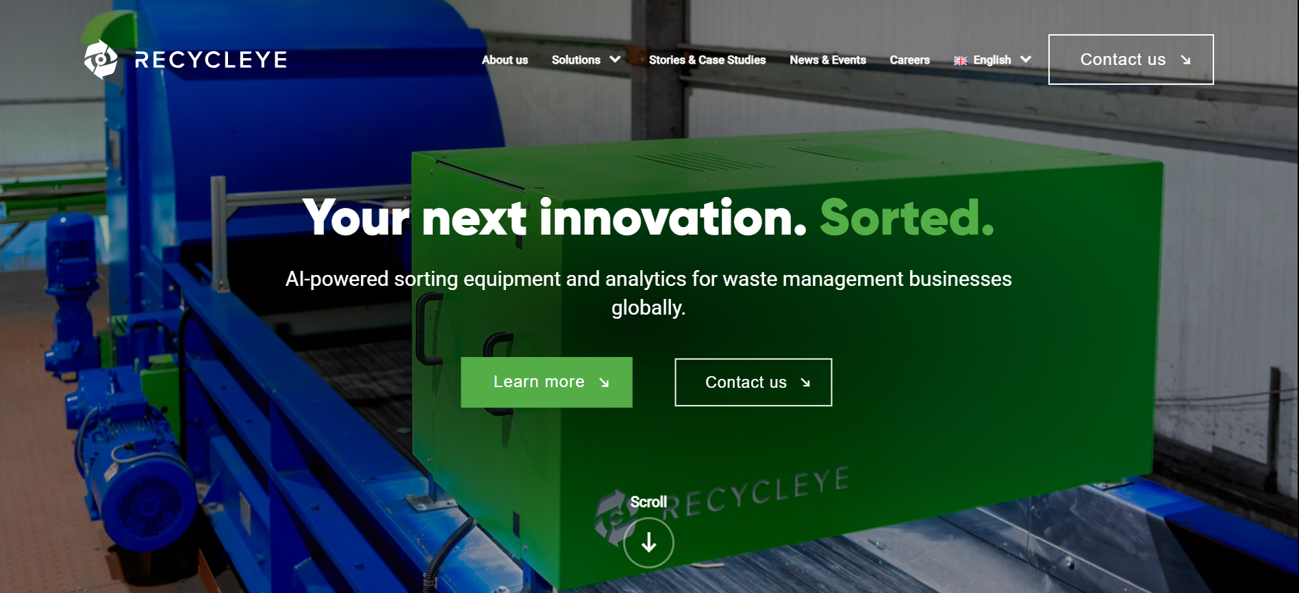 Recycleye Website