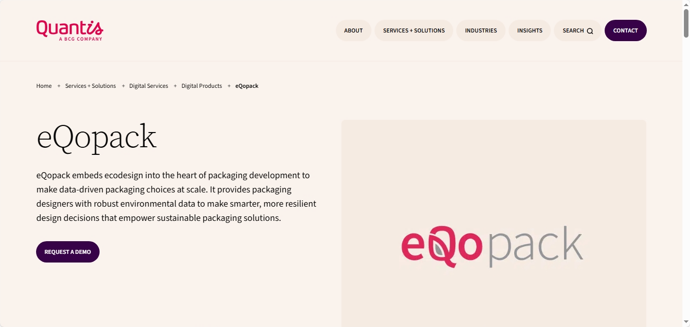 eQopack website