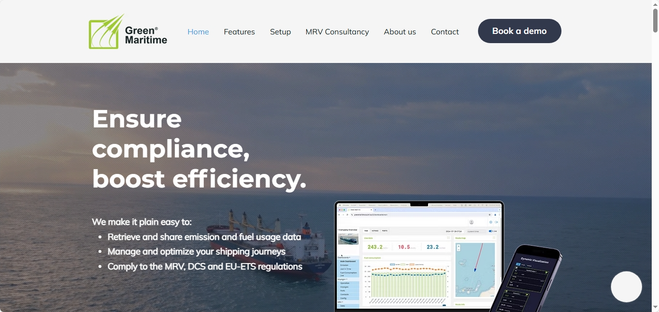 Green Maritime website