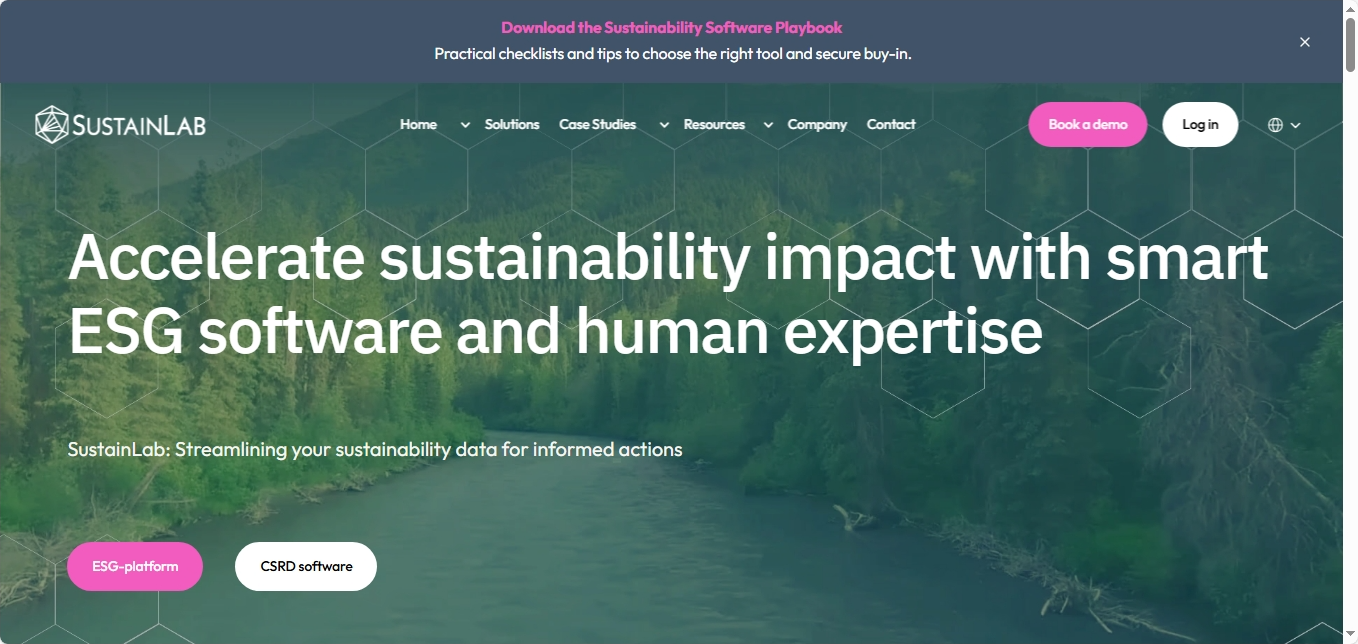 SustainLab website