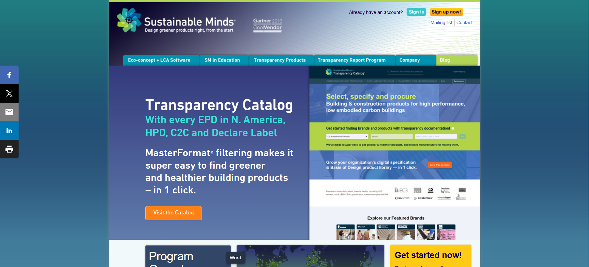Sustainable Minds Website